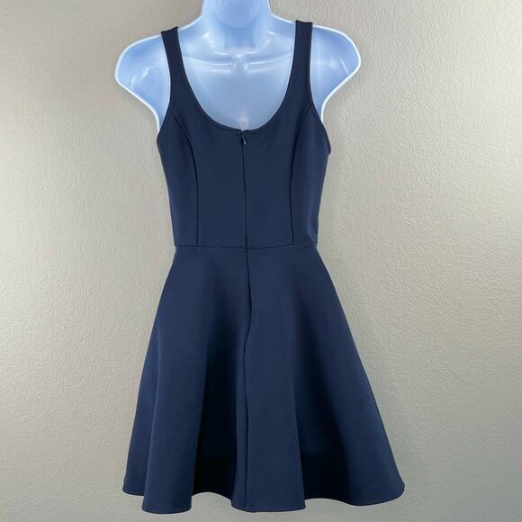 Superdown x Draya Michele Revolve Navy Blue Fit & Flare Mini Dress XS/Small - Picture 13 of 13